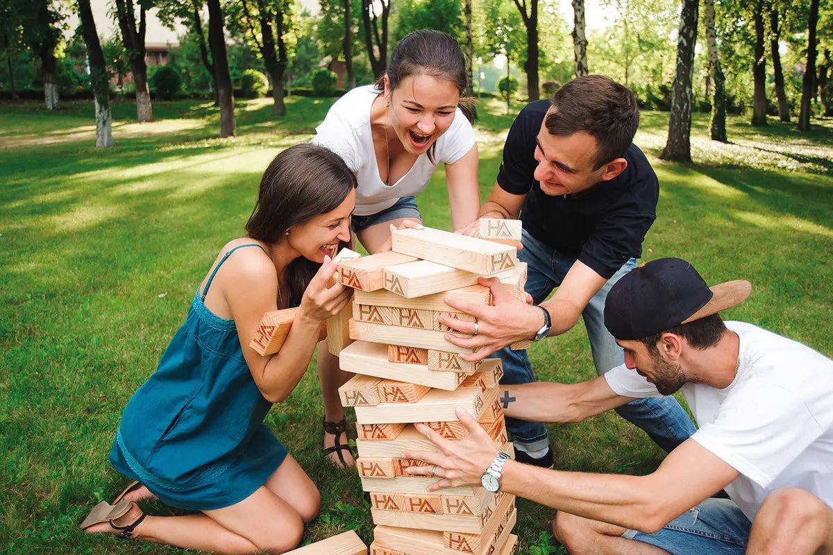Backyard Chats Your Chats in use — wedding and event personalised game NZ