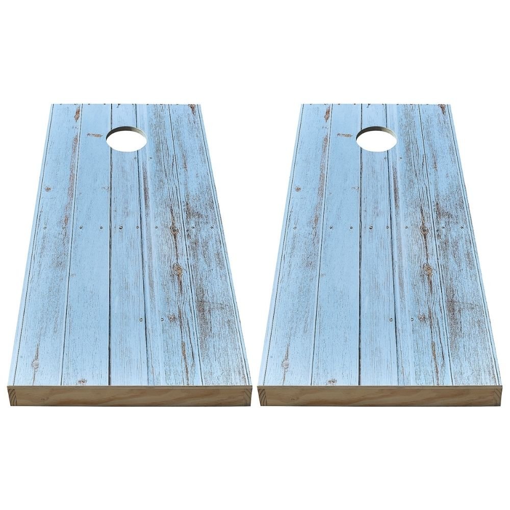 Blue Wood Design Cornhole Set NZ