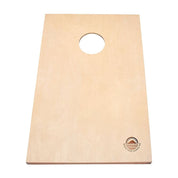 Compact cornhole board 900mm x 600mm natural wood — Backyard Games NZ portable set