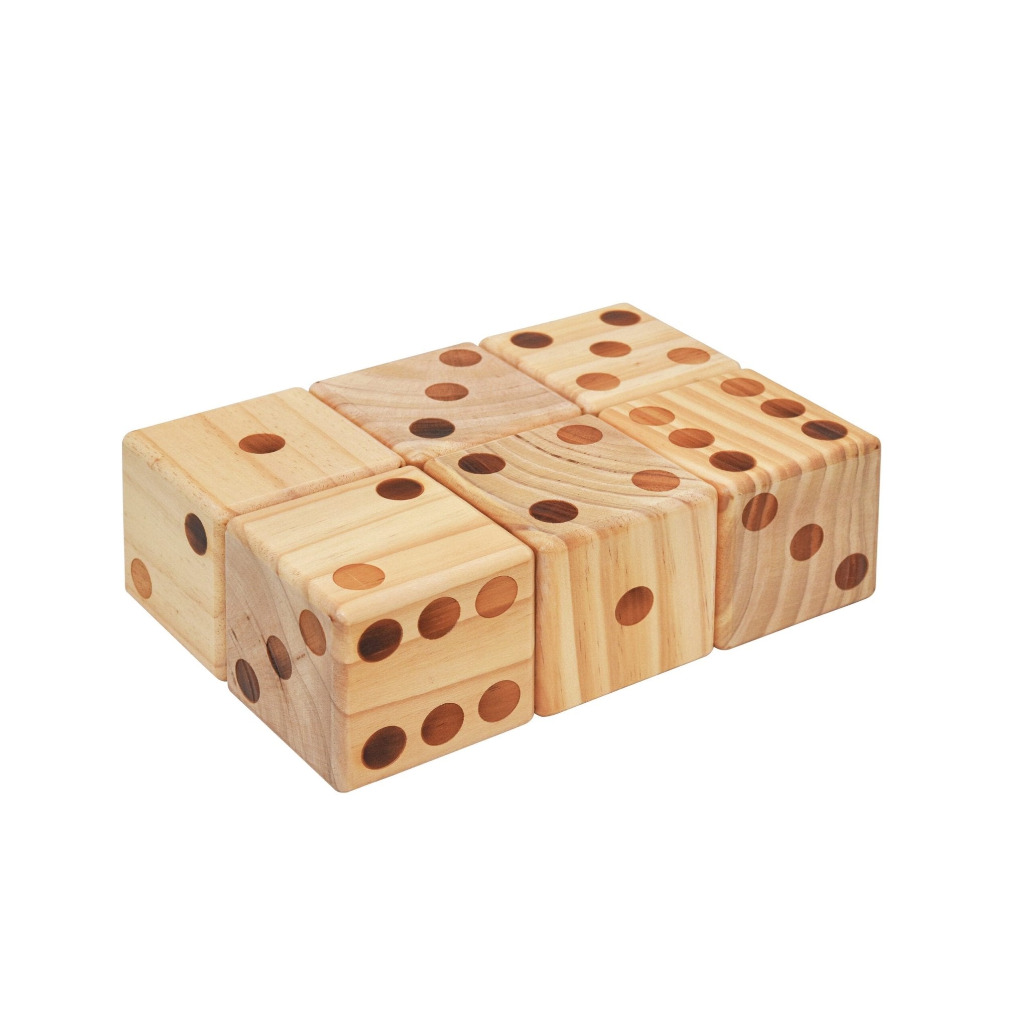 Backyard Games Giant Wooden Dice Line Up