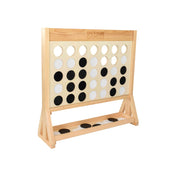 Giant Connect Four with black and white discs included