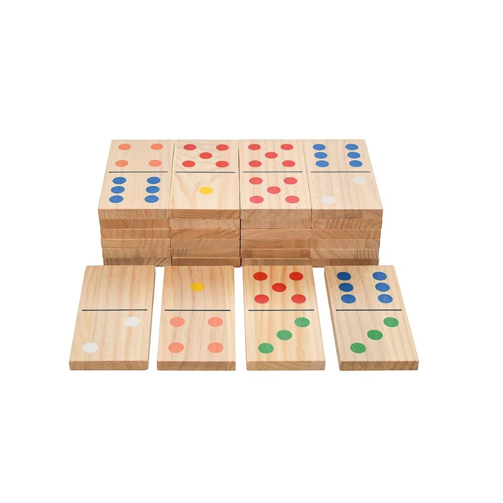Giant Dominoes Set NZ — oversized solid dominoes for outdoor and indoor play