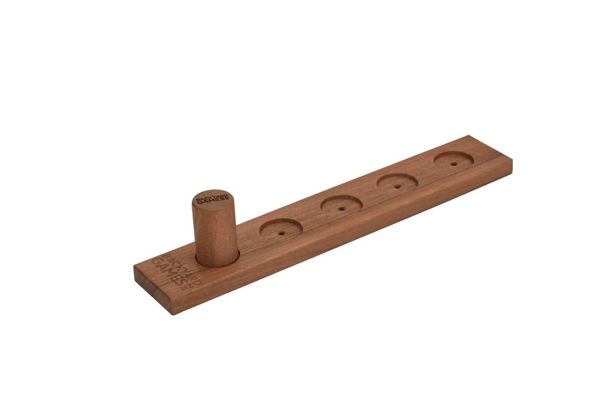 Hook and Ring Toss Solid Black Walnut 