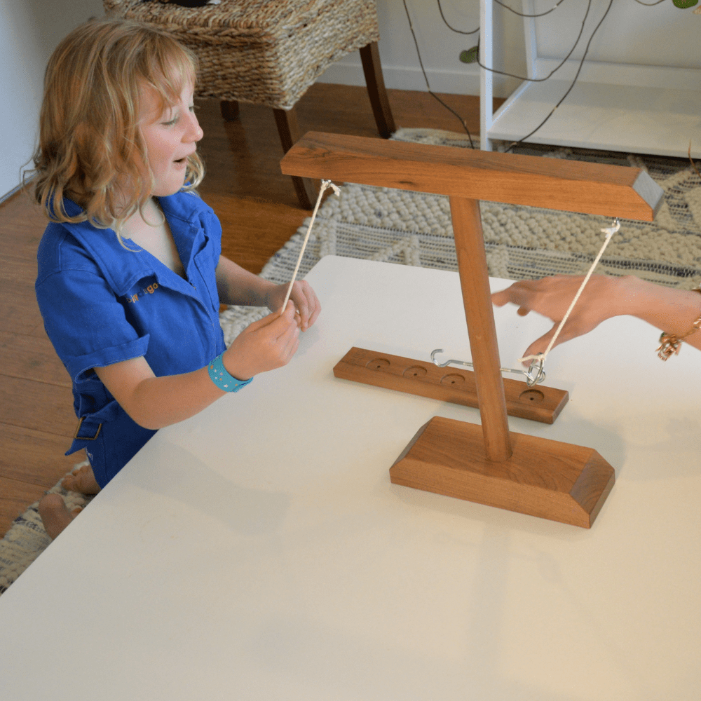 Hook & Ring Toss | Solid Black Walnut