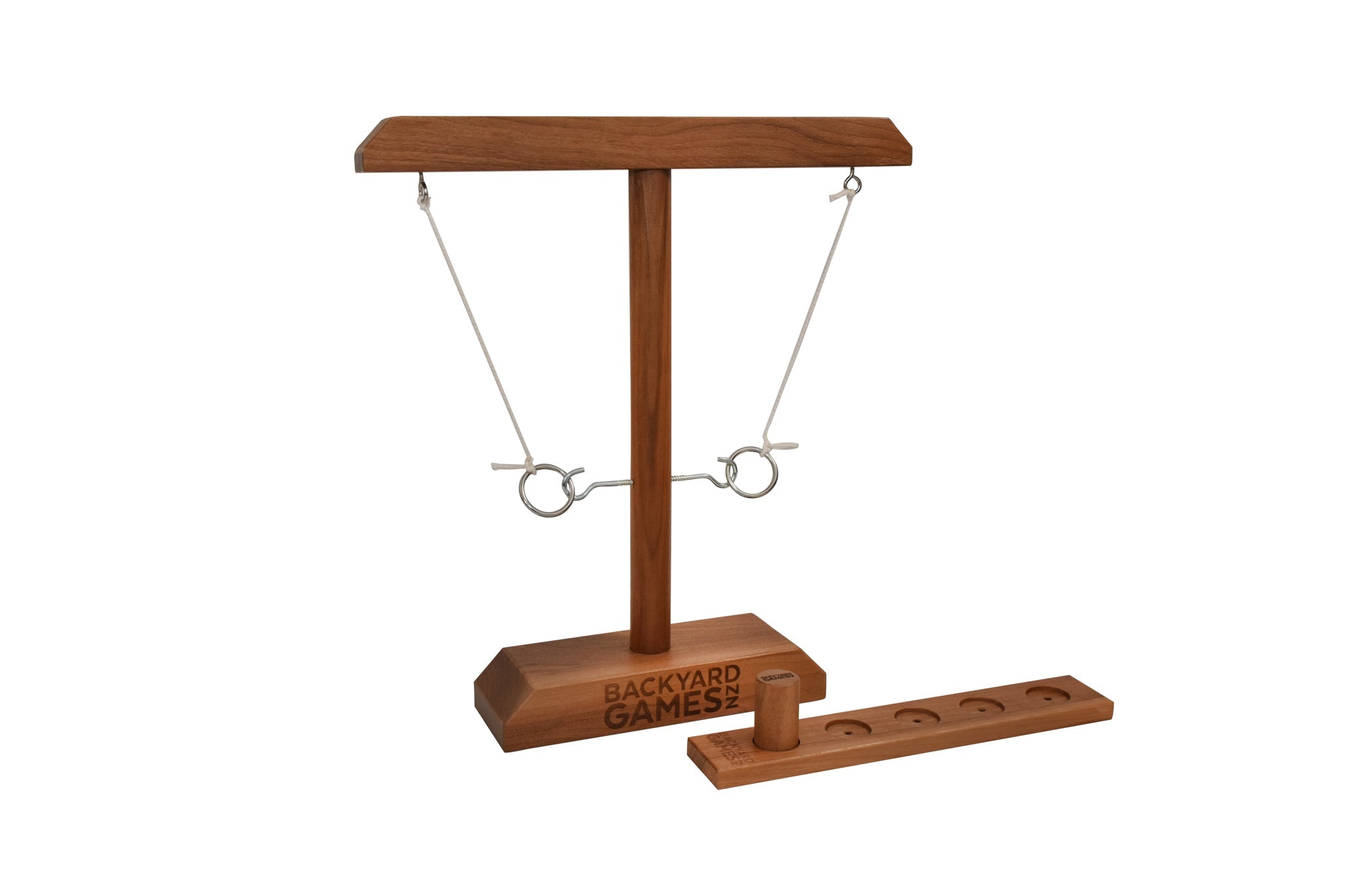 Backyard Games NZ Hook and Ring Toss Solid Black Walnut 