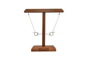 Hook and Ring Toss Solid Black Walnut 