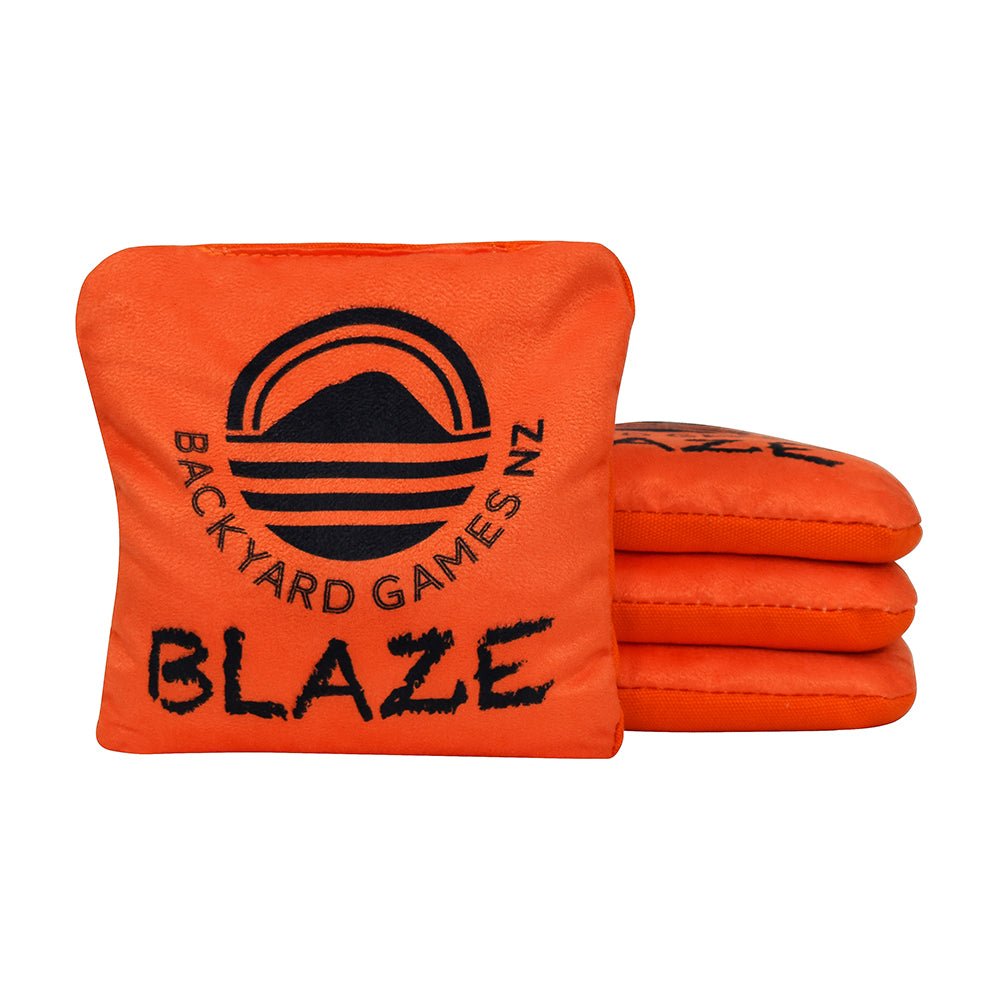 Pro Blaze Cornhole Bags NZ — dual-sided microsuede and duck canvas performance bags