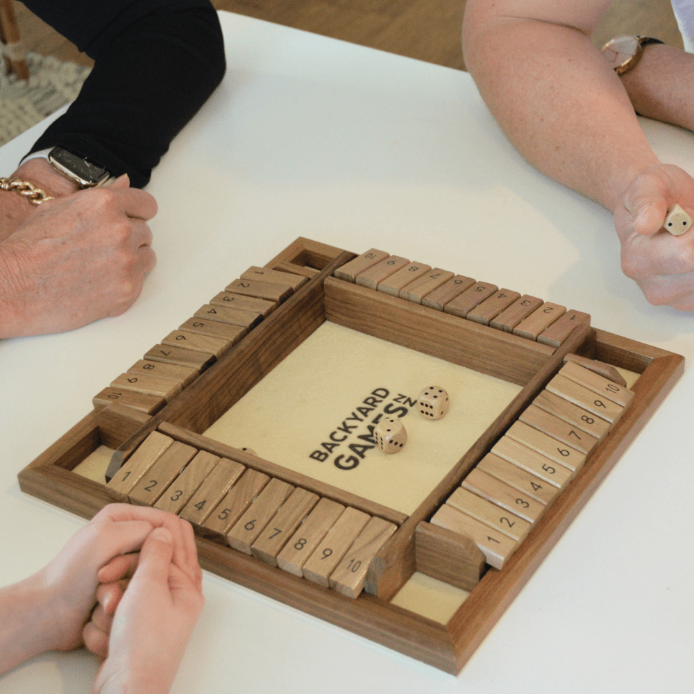 Shut the Box | Solid Black Walnut