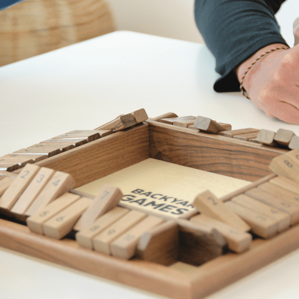 Shut the Box | Solid Black Walnut
