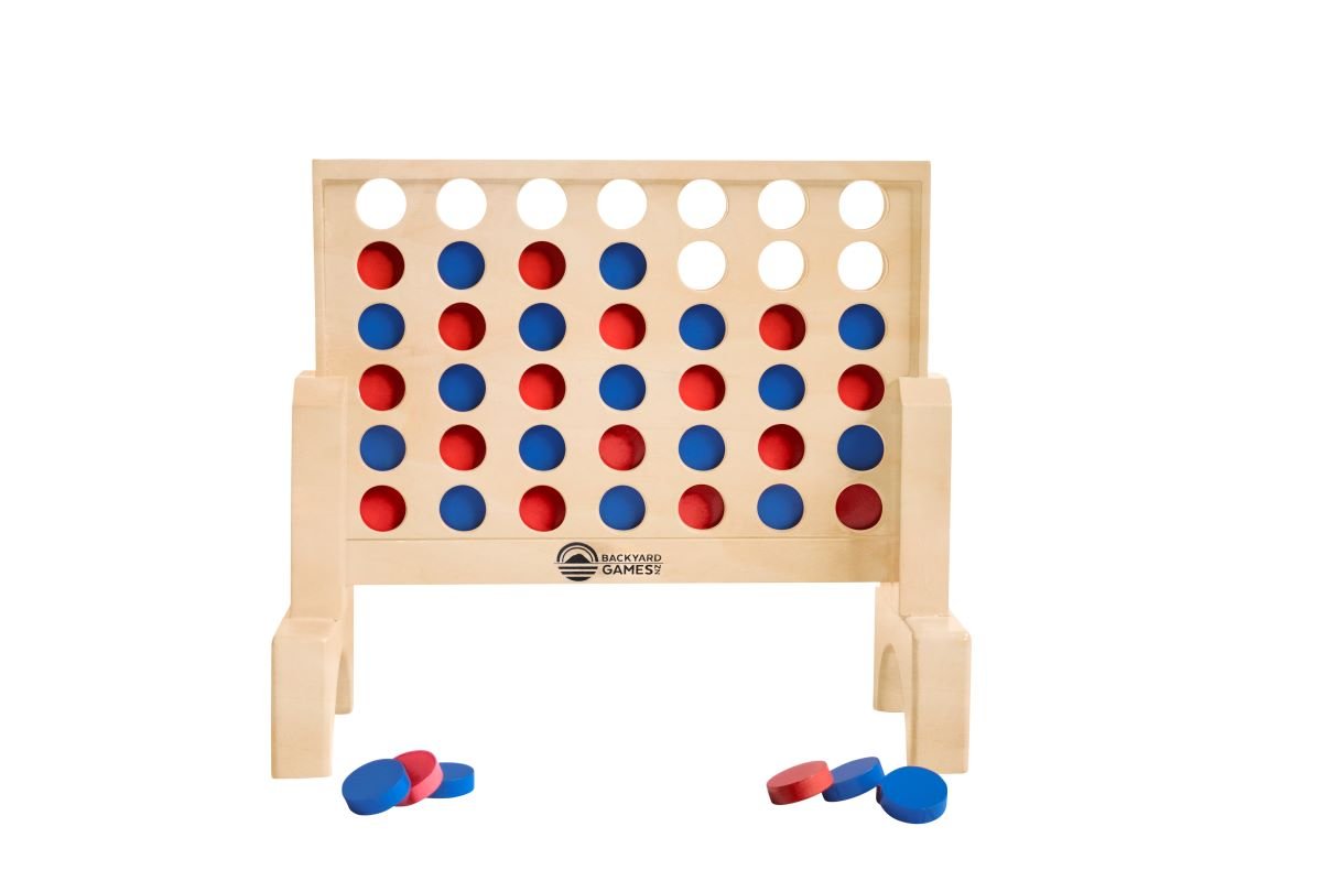 Wooden Table Top Connect Four Backyard Games NZ