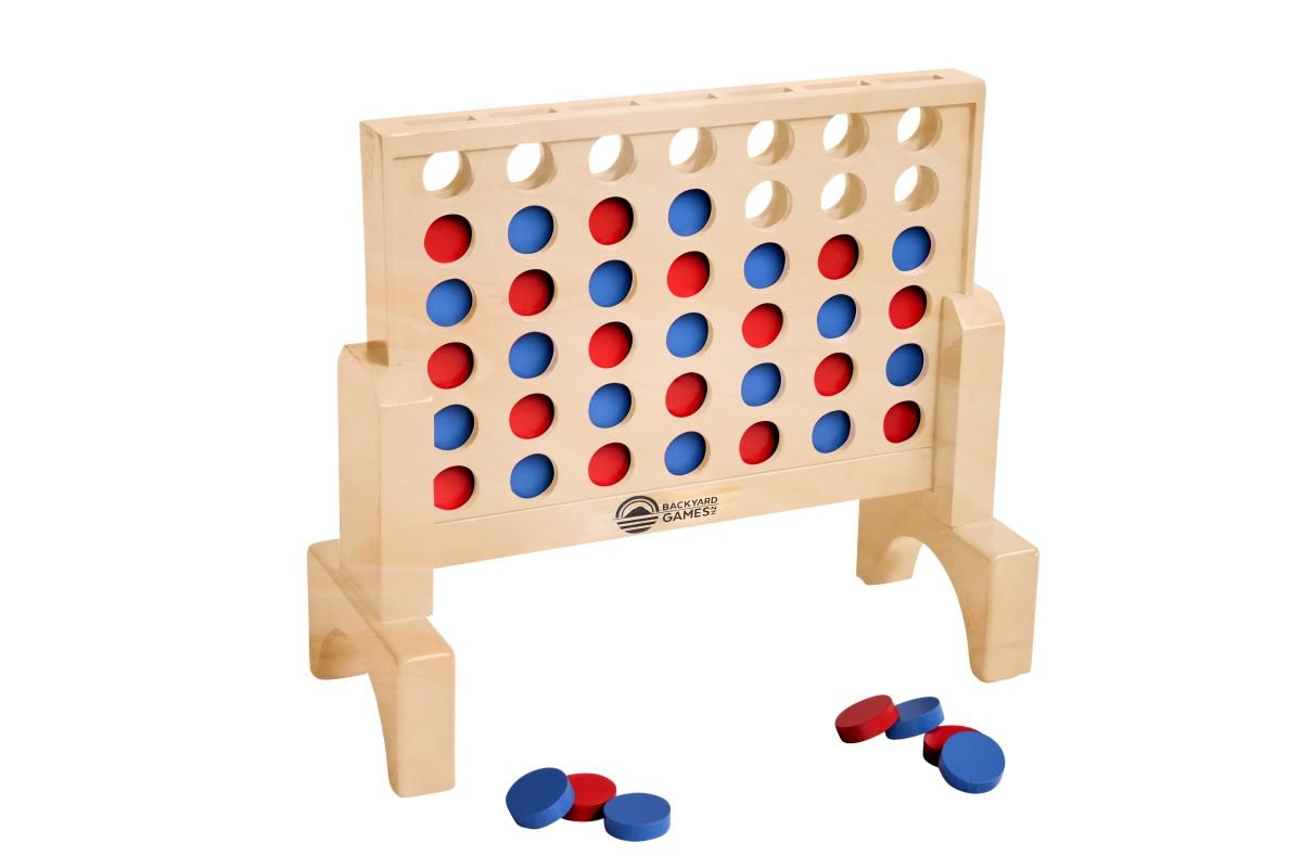 Wooden Table Top Connect Four Backyard Games NZ