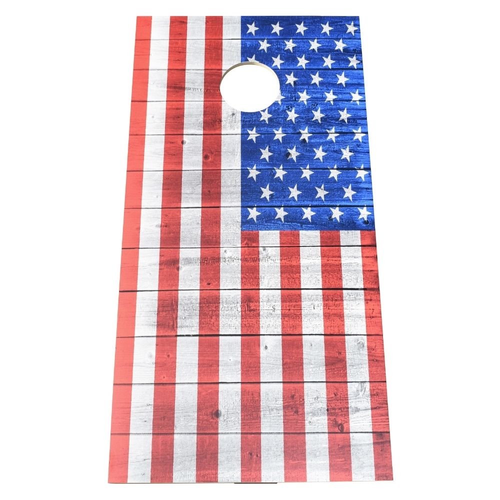 USA Flag Design Cornhole Board