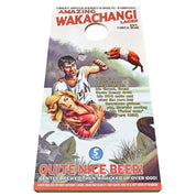 Wakachangi Design Cornhole Set — Kiwi vinyl decal on solid wooden boards