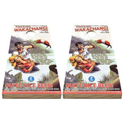 Wakachangi Design Cornhole Set — Kiwi vinyl decal on solid wooden boards