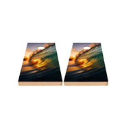 Two Wave Design Cornhole Board