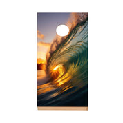 Wave Design Cornhole Board