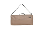 A beige rectangular soft-sided bag with a black shoulder strap and a small black Backyard Games NZ logo on the right side, shown against a plain white background.