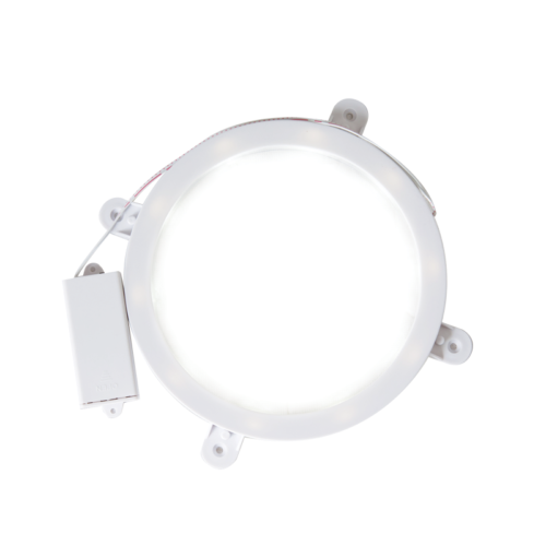White cornhole LED light attachment